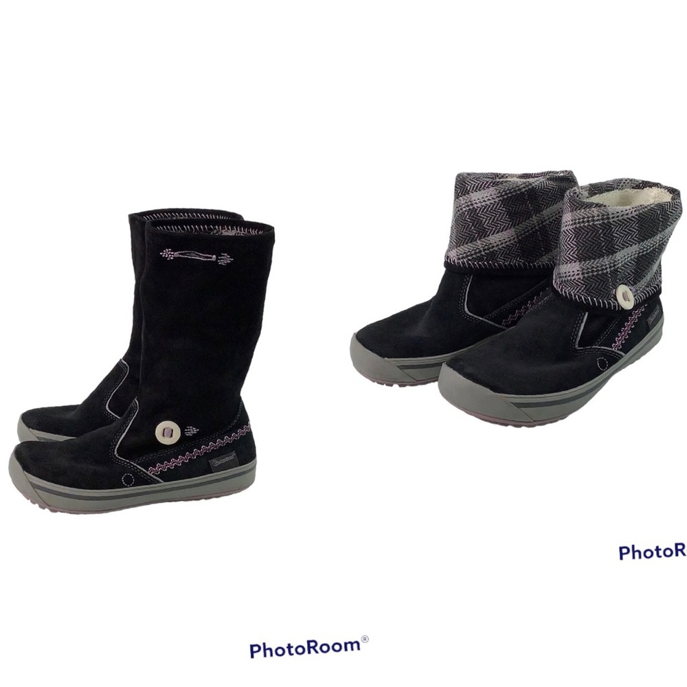 Timberland Smartwool Insulated Fold Over Button booties & pull over boot SZ 6.5M